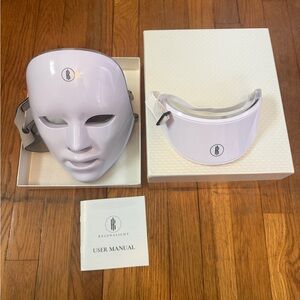 NWT - White LED Facial Mask & Neck Set - Regenerative Light Therapy